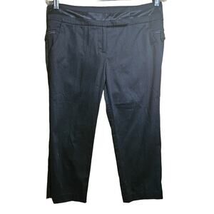 Black Cropped Dress Pants Size 8 New with Tags